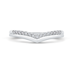 10K White Gold .14 Ct Diamond Fashion Ring