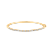14K Yellow Gold 7/8 ct Diamond Bangle Bracelet