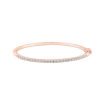 14K Rose Gold 7/8 ct Diamond Bangle Bracelet