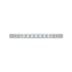 14K White Gold Round Diamond Half-Eternity Wedding Band