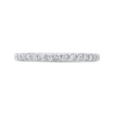 14K White Gold Round Diamond Half-Eternity Wedding Band